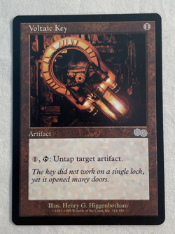 1x Voltaic Key Urza's Saga MTG Magic the Gathering NM - Image 1