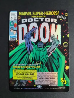 Doctor Doom 0394 (Borderless Foil) Mythic Marvel Super Heroes - Image 1