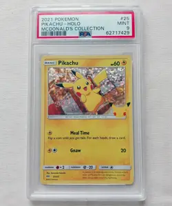 POKEMON. PIKACHU (MCD25 25). PSA 9 MINT. MCDONALD'S COLLECTION 25TH ANNIVERSARY. - Image 1