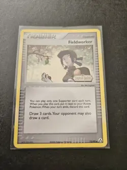 Pokemon - Fieldworker 73/92 2006 - EX Legend Maker​ Stamped Holo Nintendo - Image 2