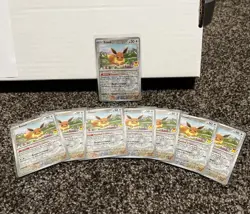 Eevee 2025 Pokemon Day 074/131 Prismatic Holo Cosmos Stamped Promo English - Image 1