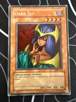 Dark Elf MRD-113 Rare Metal Raiders Yu-Gi-Oh Unlimited Lightly Played - Image 1