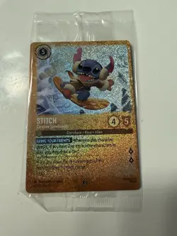 Disney Lorcana TCG Stitch - Carefree Snowboarder Promo Foil 42/P3 sealed! - Image 1