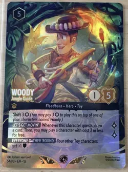 Woody Jungle Guide Foil Promo - Set Champs - Disney Lorcana - Image 1