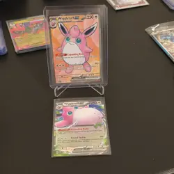 Pokemon TCG Wigglytuff ex 187/165 & 040/165 2 Card Lot Holo ENG - Image 1