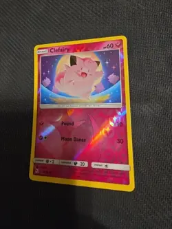 Clefairy 39/68 Hidden Fates 2019 Reverse Holo Foil Rare Pokemon TCG Card - NM - Image 1
