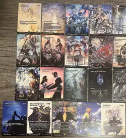 Magic The Gathering Lot Of 33 Final Fantasy Through The Ages Cards - Image 2