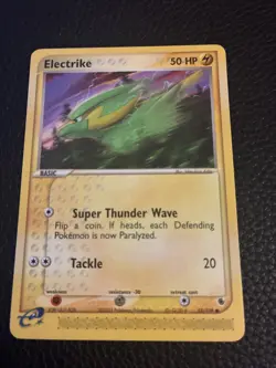 ELECTRIKE 53/109 - NON-HOLO - EX Ruby and Sapphire - e-READER Pokemon Card - LP - Image 1