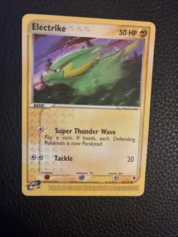 ELECTRIKE 53/109 - NON-HOLO - EX Ruby and Sapphire - e-READER Pokemon Card - LP - Image 2