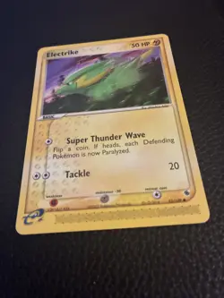 ELECTRIKE 53/109 - NON-HOLO - EX Ruby and Sapphire - e-READER Pokemon Card - LP - Image 3