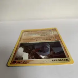 Pokemon Card Nosepass Rare LP Ruby and Sapphire 18/109 - 2003 - E-series - Image 5
