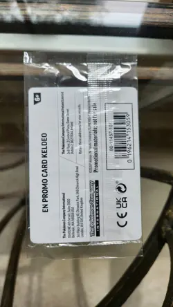 Pokemon TCG Keldeo Sealed Stamped Promo Card Chaos Rising Barnes & Noble Rare - Image 2
