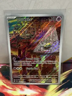 Pokemon TCG Scarlet/Violet Drowzee Base Set Holo Rare Card 210/198 - Image 1