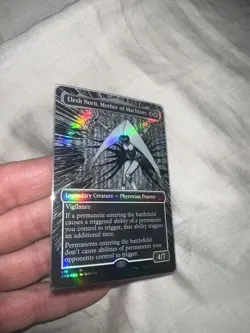 Elesh Norn, Mother of Machines (Borderless) (Step-and-Compleat Foil) Phyrexia - Image 2