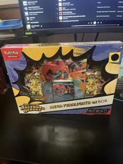 Lot of 2 Pokemon Mega Evolution Ascended Heroes EX Box Feraligatr/Emboar - Image 2