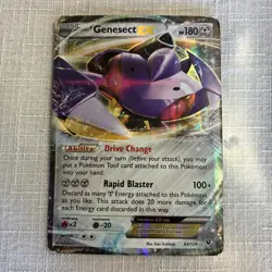 Pokemon TCG Genesect EX 64/124 Ultra Rare Fates Collide LP - Image 1
