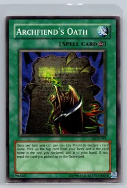 Dark Crisis #DCR-092 Archfiend's Oath - VG - Image 1