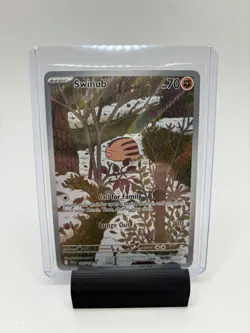 Pokemon Swinub 165/159 Sv09: Journey Together Full Art Holo - Near Mint - Image 1