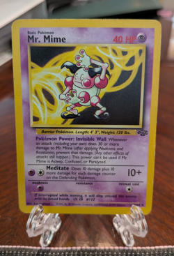 Pokemon TCG - Mr. Mime - Jungle - 22/64 - Rare Non Holo - LP - Image 1
