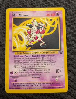 Pokemon TCG - Mr. Mime - Jungle - 22/64 - Rare Non Holo - LP - Image 3