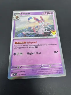Sylveon Prismatic Evolutions Pokemon Day - 2025 Stamped Promo - Holo 040/131 NM - Image 1
