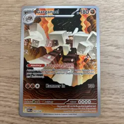 Pokemon TCG Garganacl 147/132 Mega Evolution Illustration Rare - Image 1