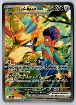 Hop's Zacian ex 186/159 Special Illustration Rare Journey Together Pokemon NM - Image 1