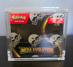 Pokemon TCG ME01 Mega Evolution Enhanced Booster Box Sealed New (w/ Acrylic Case - Image 1