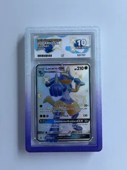 Pokemon Lucario GX SV64/SV94 Hidden Fates Ace 10 - Image 1