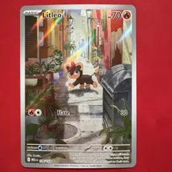 Pokemon TCG Litleo #139/132 Illustration Rare Mega Evolutions NM/M - Image 1