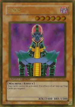 Yugioh! LP Jinzo - GLD1-EN003 - Gold Rare - Limited Edition Lightly Played, Engl - Image 1