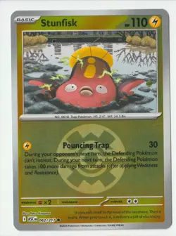 Stunfisk 062/217 - Ascended Heroes - Quick Ball Holo - Pokemon TCG - NM - Image 1