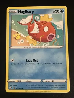Magikarp 039/192 Pokemon Rebel Clash Regular Non-Holo Common NM - Image 5