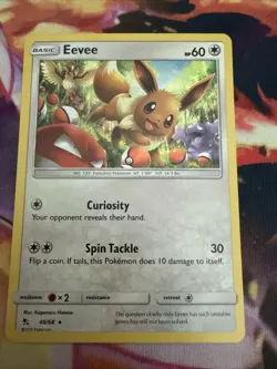 Pokemon - Hidden Fates - Eevee - 48/68 - Holo Rare - NM/M - Image 1