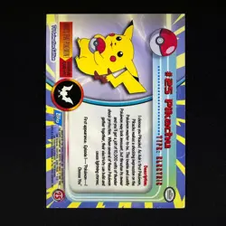 topps Pokemon TV Animation Edition Series 1 Holo Foil #25 Pikachu - Image 2