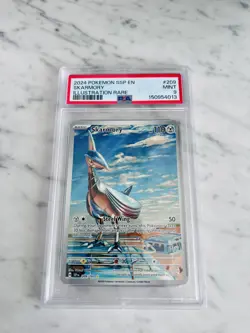Skarmory 209/191 | Surging Sparks SSP | Illustration Rare Holo Pokemon | PSA 9 - Image 2
