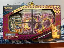 Pokemon Crown Zenith Morpeko V-Union Premium Playmat Collection Sealed - Image 1