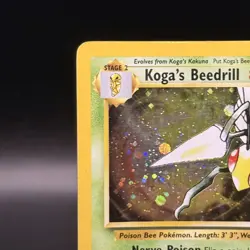 Koga's Beedrill Gym Challenge Holo Rare 9/132 Pokemon WOTC Vintage - Image 3