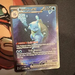 Pokemon TCG - Blastoise ex 200/165 - Scarlet & Violet 151 - Special Art Rare - Image 1