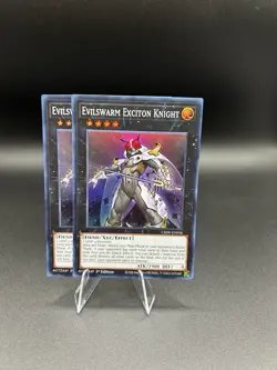 YU-GI-OH! 2x Evilswarm Exciton Knight CRBR-EN048 Super Rare - Image 1
