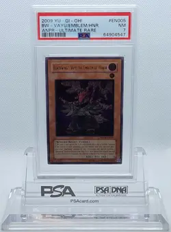 YUGIOH ANPR-EN005 BLACKWING VAYU EMBLEM HONOR ULTIMATE PSA 7 NM #64904547 - Image 1