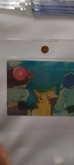 Pokemon Card Vintage meiji Super Change Cards 1999 3d Lenticular Pikachu #6 - Image 2