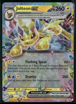Pokemon Jolteon ex - Double Rare 030/131 PRE SV: Prismatic Evolutions NM - Image 1
