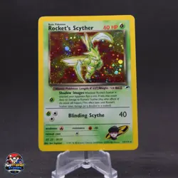Rocket's Scyther Holo Rare Gym Heroes 13/132 MP Pokemon - Image 1