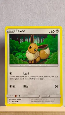 Eevee [LP] - Pokemon TCG Cosmic Eclipse 166/236 [Common] - Image 1