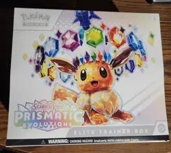 Pokemon Prismatic Evolutions ETB New Sealed Trainer Box English Eevee - Image 2