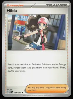 Hilda 084/086 Uncommon White Flare Pokemon Near Mint - Image 1