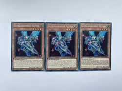 3X BLGG-EN060 Satellarknight Altair Secret Rare Yu-Gi-Oh! PLAYSET - Image 1