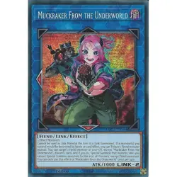 Yugioh Muckraker From The Underworld MP23-EN194 Prismatic Secret Rare 1st Ed. - Image 1