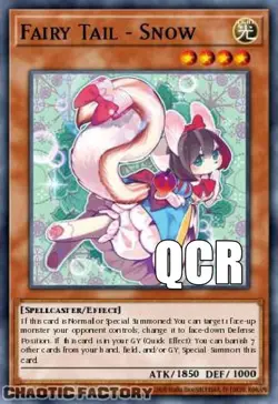 YUGIOH RA04-EN269 Fairy Tail - Snow Quarter Century Secret Rare 1st Edition NM - Image 1